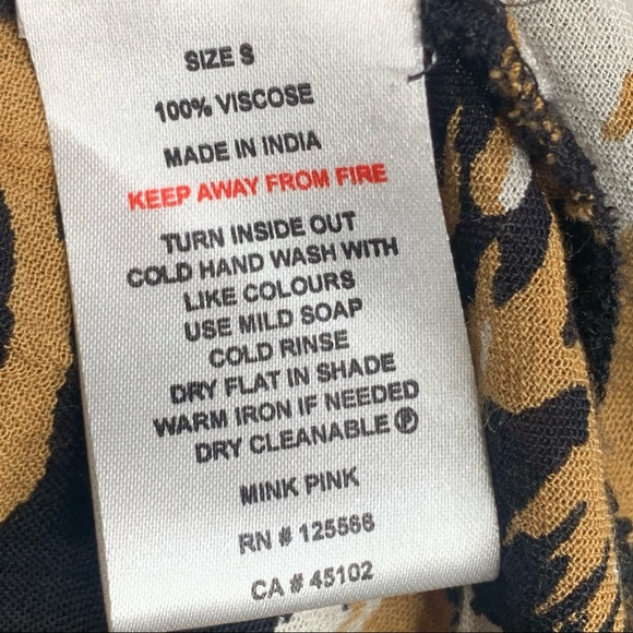 MINKPINK Leopard Animal Print Tank Top Relaxed Fit - Picture 6 of 6